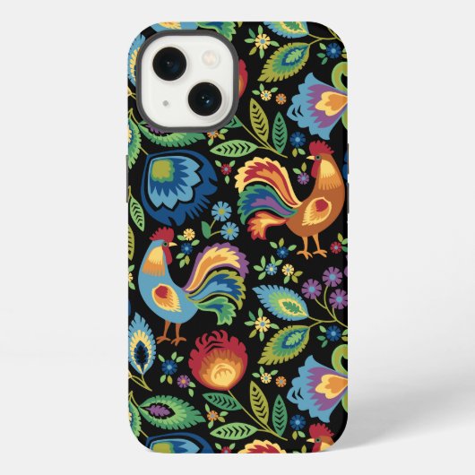 ポーランドの雄鶏iPhoneケース iPhoneケース (裏面)