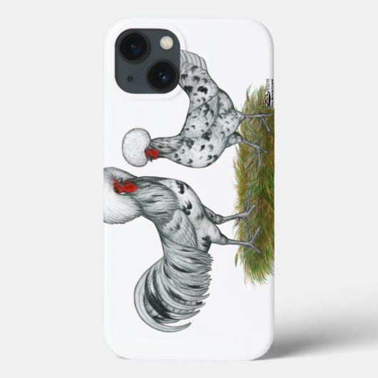 ポーランドの飛び散る鶏 Case-Mate iPhoneケース (裏面)