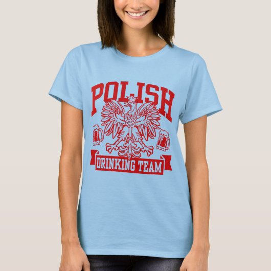 ポーランドの飲みチーム Tシャツ (正面)