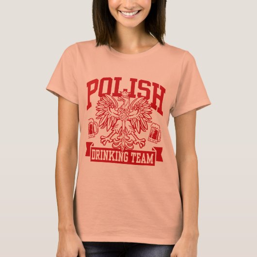 ポーランドの飲みチーム Tシャツ (正面)