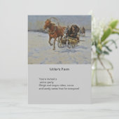 ポーランドの馬に乗ったそり 招待状 (スタンド正面)