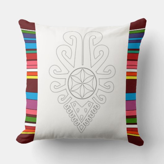 ポーランドの高地のフォークパターン – Parzenica クッション (正面)