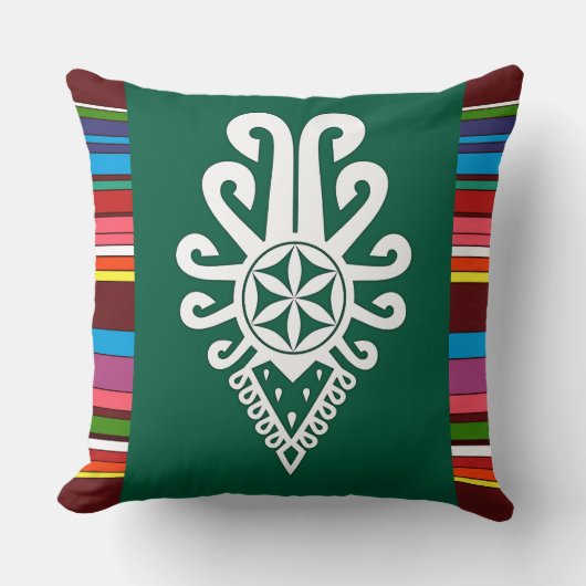 ポーランドの高地のフォークパターン – Parzenica クッション (正面)