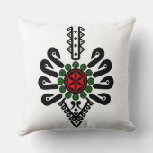 ポーランドの高地のフォークパターン – Parzenica クッション (裏面)