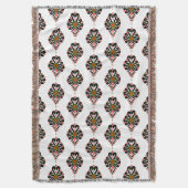 ポーランドの高地のフォークパターン – Parzenica スローブランケット (正面縦)