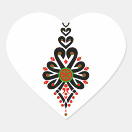 ポーランドの高地のフォークパターン – Parzenica ハートシール