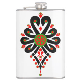 ポーランドの高地のフォークパターン – Parzenica フラスク