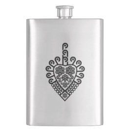 ポーランドの高地のフォークパターン – Parzenica フラスク