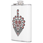 ポーランドの高地のフォークパターン – Parzenica フラスク (左)