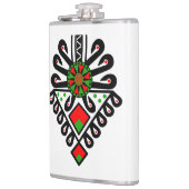 ポーランドの高地のフォークパターン – Parzenica フラスク (左)