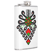 ポーランドの高地のフォークパターン – Parzenica フラスク (右)