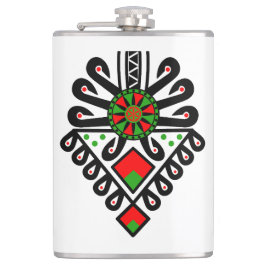 ポーランドの高地のフォークパターン – Parzenica フラスク