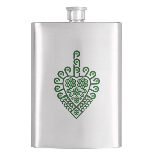 ポーランドの高地のフォークパターン – Parzenica フラスク (正面)