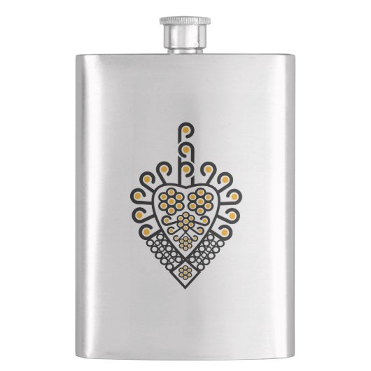 ポーランドの高地のフォークパターン – Parzenica フラスク (正面)