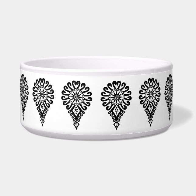 ポーランドの高地のフォークパターン – Parzenica ボウル (正面)