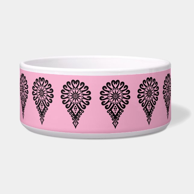 ポーランドの高地のフォークパターン – Parzenica ボウル (正面)