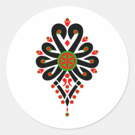 ポーランドの高地のフォークパターン – Parzenica ラウンドシール