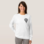 ポーランドの高地のフォークパターン – Parzenica Tシャツ (正面フル)