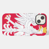 ポーランドの鷲ポーランドiPhoneケース iPhoneケース (裏面横)