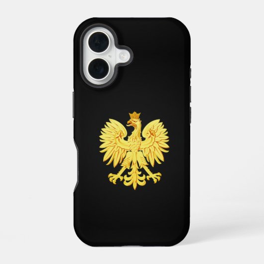 ポーランドの鷲iPhoneケース iPhone 16ケース (裏面)