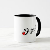 ポーランドのDziadek設立された年 – 祖父 マグカップ (正面右)