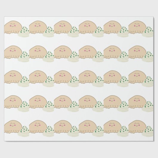 ポーランドのPierogi ラッピングペーパー (フラット)