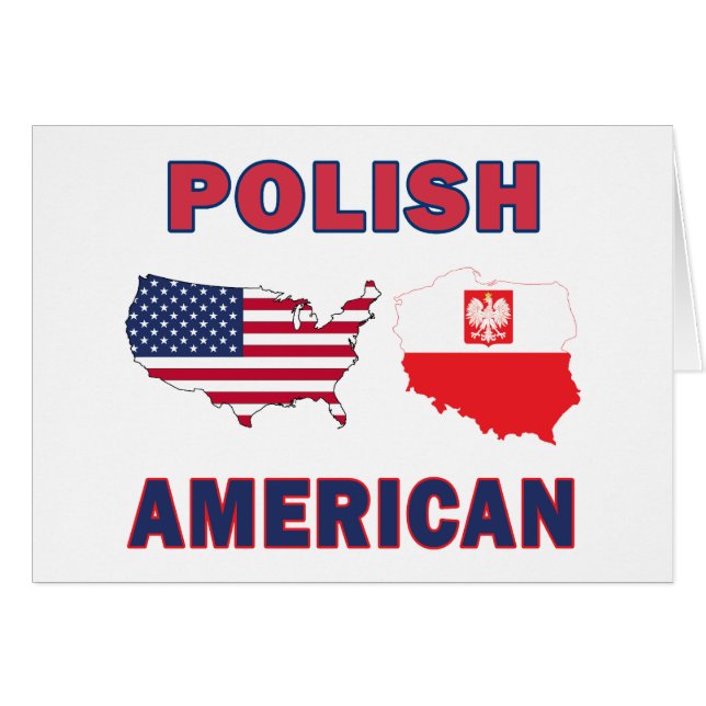 ポーランドアメリカの地図 (正面横)