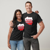 ポーランドアメリカの地図 Tシャツ (ユニセックス)