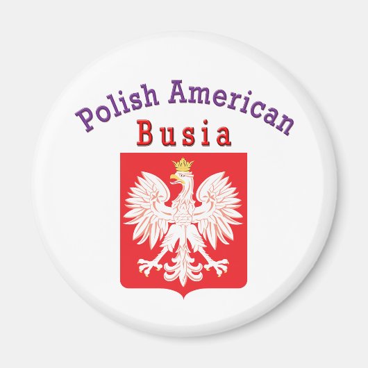 ポーランドアメリカブシア マグネット (正面)