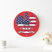 ポーランドアメリカンイーグル時計 ラージ壁時計 (ホーム)