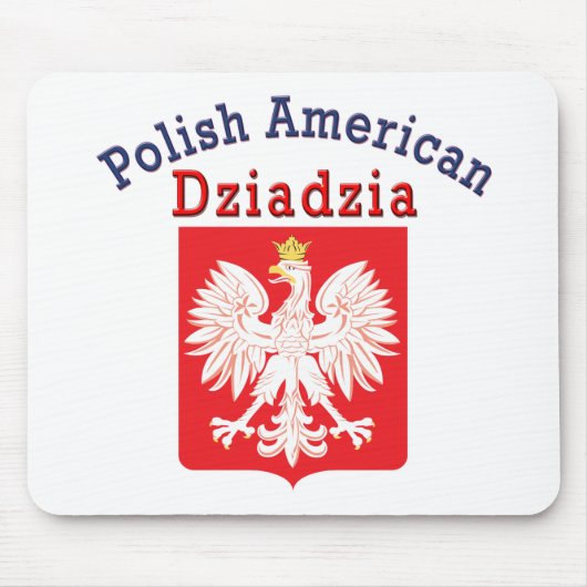 ポーランドアメリカンジアジア マウスパッド (正面)