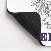 ポーランドアメリカンホワイトイーグル マウスパッド (コーナー)