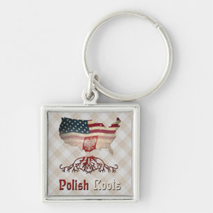 ポーランドアメリカンルーツ キーホルダー