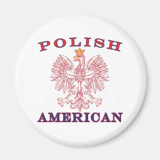 ポーランドアメリカンレッドイーグル マグネット (正面)