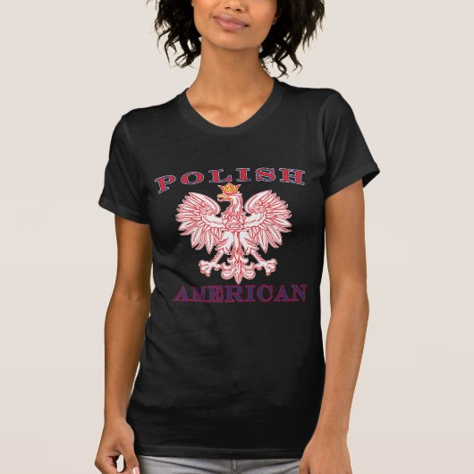 ポーランドアメリカンレッドイーグル Tシャツ (正面)