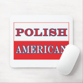 ポーランドアメリカ国旗 マウスパッド (マウス)