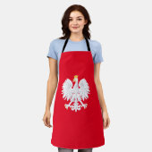 ポーランドイーグルエプロン エプロン (着用した状態)