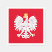 ポーランドイーグルペーパーナプキン スタンダードカクテルナプキン (正面)
