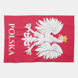 ポーランドイーグル🦅ポルスキーポーランドレッドクレスト キッチンタオル