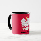 ポーランドイーグル🦅ポルスキーポーランドレッドクレスト マグカップ (正面左)