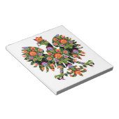 ポーランドイーグルポーランドWycinankiエンブレムポーランドフォーク ノートパッド (アングル)