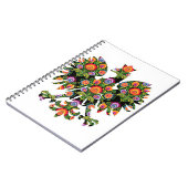 ポーランドイーグルポーランドWycinankiエンブレムポーランドフォーク ノートブック (左側)