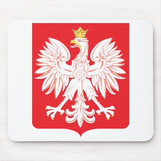ポーランドイーグルレッドシールド マウスパッド (正面)