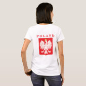 ポーランドイーグルレッドシールド Tシャツ (裏面フル)