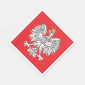 ポーランドイーグル金ゴールドクラウンペーパーナプキン スタンダードランチョンナプキン (角)