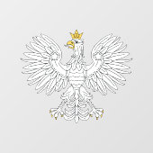 ポーランドイーグル ウィンドウサイン (シート)