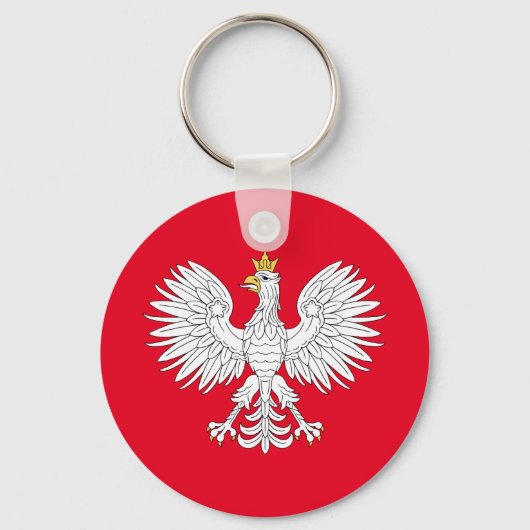ポーランドイーグル キーホルダー (正面)