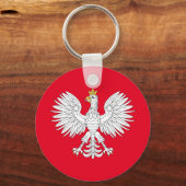 ポーランドイーグル キーホルダー (正面)