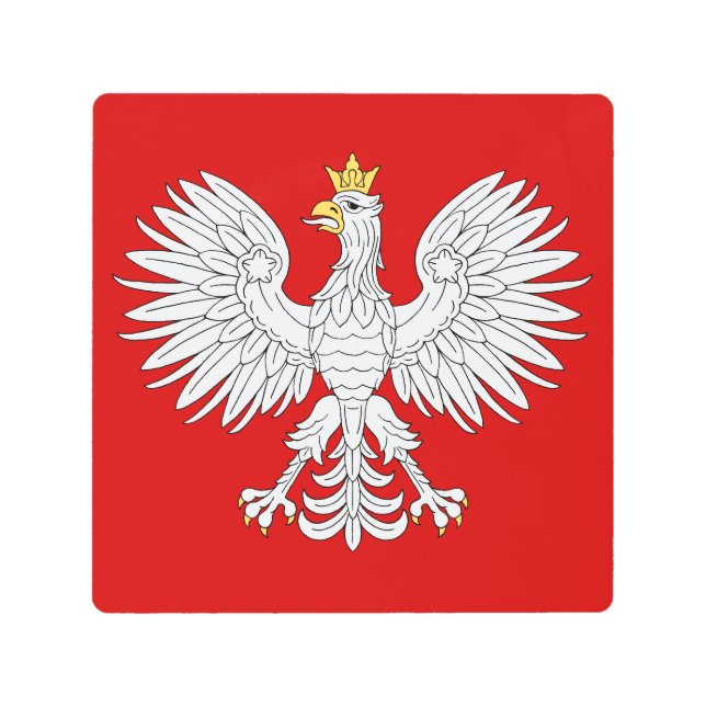 ポーランドイーグル メタルプリント (正面)