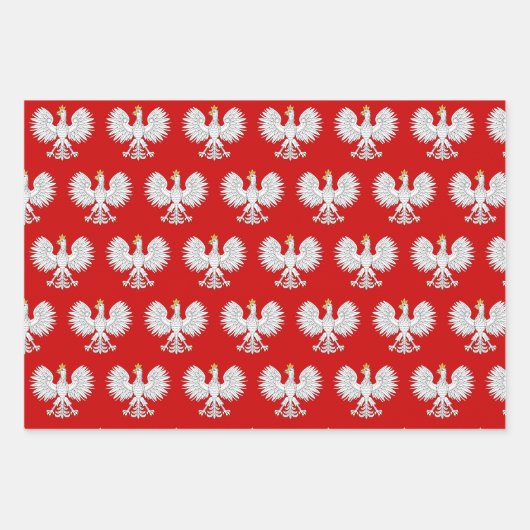 ポーランドイーグル ラッピングペーパーシート (正面)